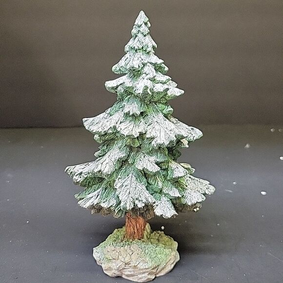 Department 56 Village SNOWY SCOTCH PINES , (Set of 3)  #52615, GREAT Condition! - Picture 5 of 9